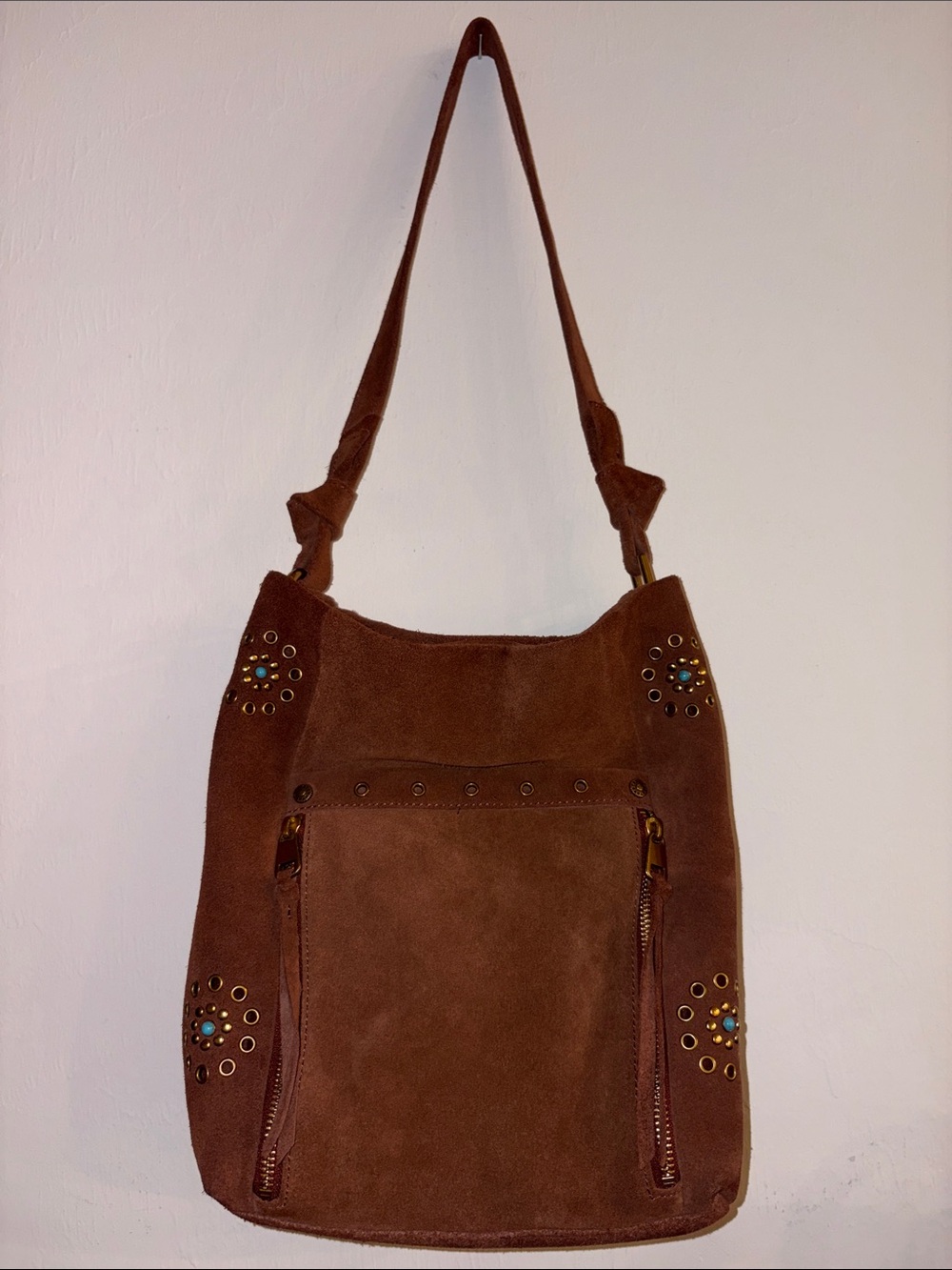 The SAK - Brown Suede BOHO Shoulder Bag - Chic Everyday Carry